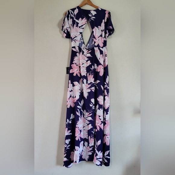 Azalea Regalia Wrap Maxi Dress Lulu's - Picture 5 of 12